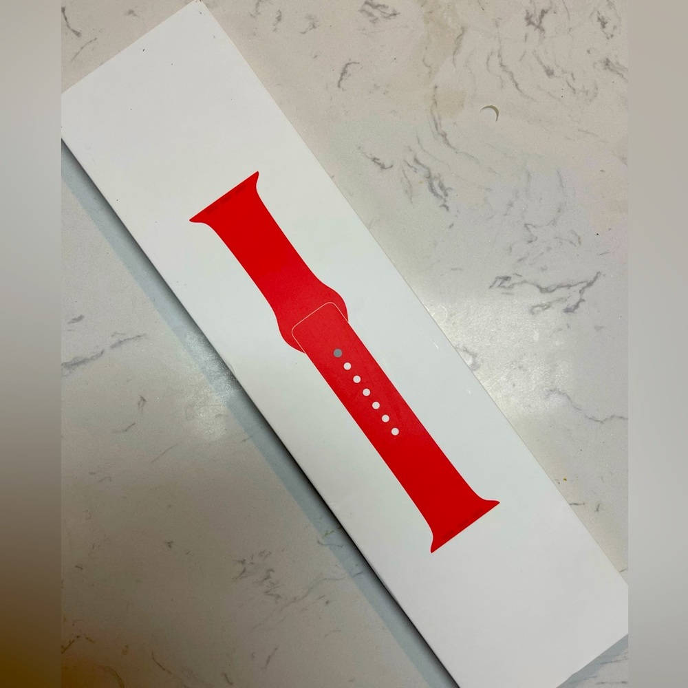 44mm Silicon Apple Watch band Citrus PINK brand new in the box